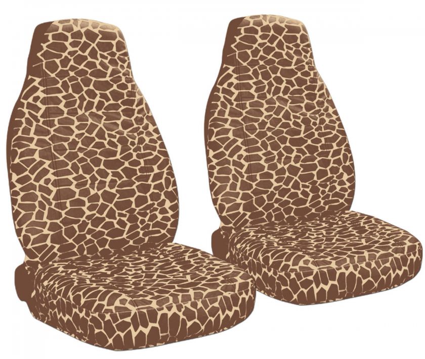 cute set of brown giraffe car seat covers high quality  