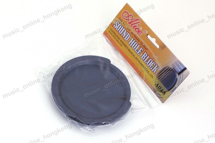 38/39 ACOUSTIC ELECTRIC GUITAR SOUND HOLE COVER BLACK  