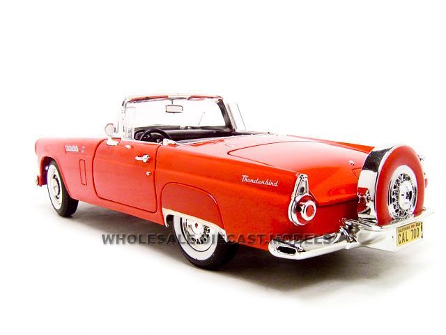 1956 FORD THUNDERBIRD RED 118 DIECAST MODEL  