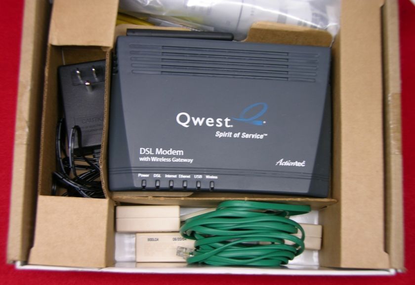 NTB QWEST DSL MODEM WITH WIRELESS GATEWAY  