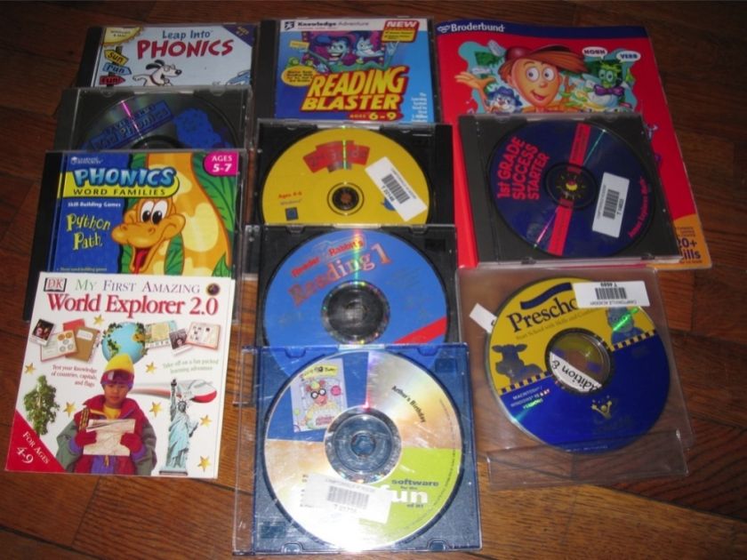 Educational Software Lot Reader Rabbit Blaster Arthur &  