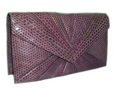   Purse LIZARD Clutch Exotic Skin Purse Reptile Shoulder Handbag  