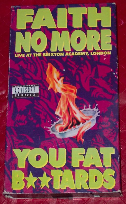 FAITH NO MORE Live at Brixton Academy VHS  