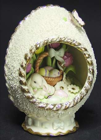 Lenox EASTER FIGURINE Easter Bunny Hideaway 6266432  