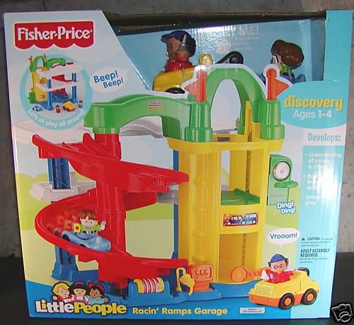 Fisher Price Little People Racin Ramps Garage NEW  