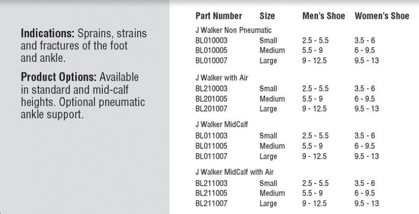 Bledsoe JWalker Fracture Cast Boot  