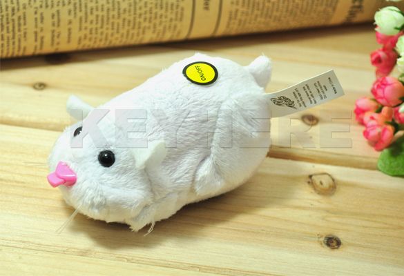 Zhu Zhu Hamster Pets Mr. Chunk Go Go Toy Zhuzhu White  