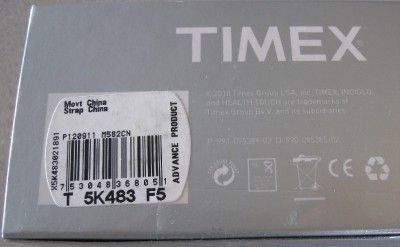   NEW Timex T5K483F5 Health Touch HRM Heart Rate Monitor Watch INDIGLO