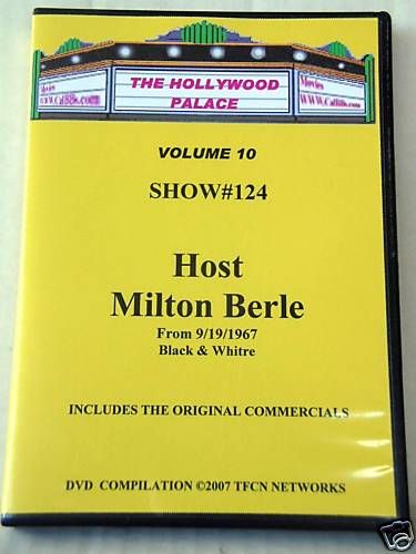 THE HOLLYWOOD PALACE DVD VOLUME 10 Milton Berle  