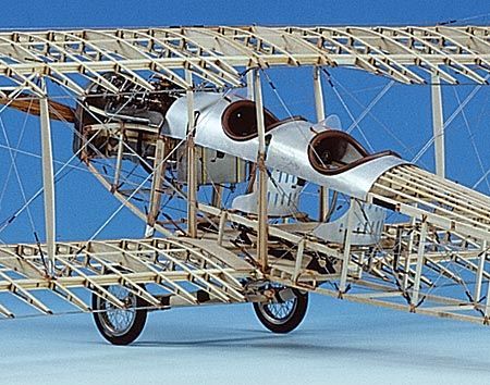 MODEL AIRWAYS CURTISS JN 4D JENNY 1/16 wood kit plane  