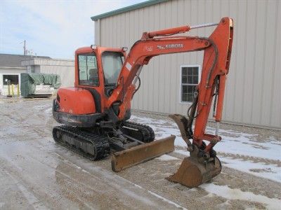 2006 KUBOTA KX121 3SS CRAWLER EXCAVATOR WITH EROPS, 3000 HOURS  