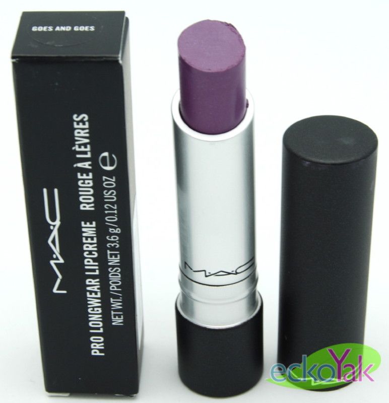 MAC PRO LONGWEAR LIPCREME LIPSTICK *GOES AND GOES* NIB  