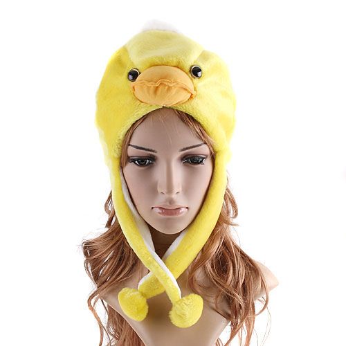 Cartoon hats Soft Warm animal Caps Duck Fresh H2732  