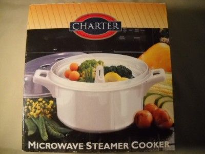 CHARTER MICROWAVE STEAMER COOKER 1 QT. W/BOX & INSTRUCT  