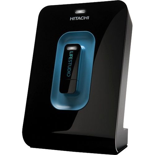 Hitachi 1TB LifeStudio Desk Plus 3.5 USB 2.0 External Hard Drive   PC 