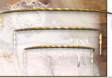 Bed Crown/coronet in Historical Gold 24  wide size  