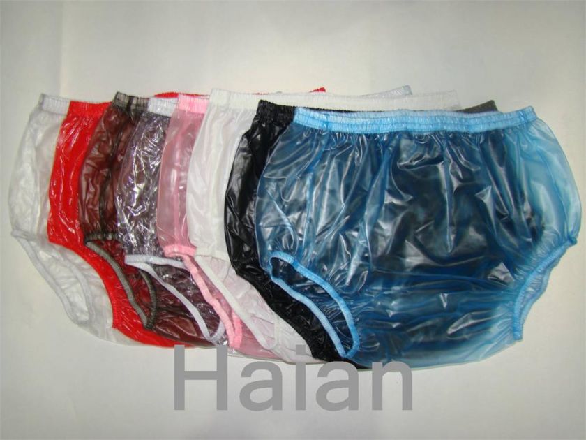   pcs New Soft Adult Baby PVC frilly pull on Plastic Pants #P003  