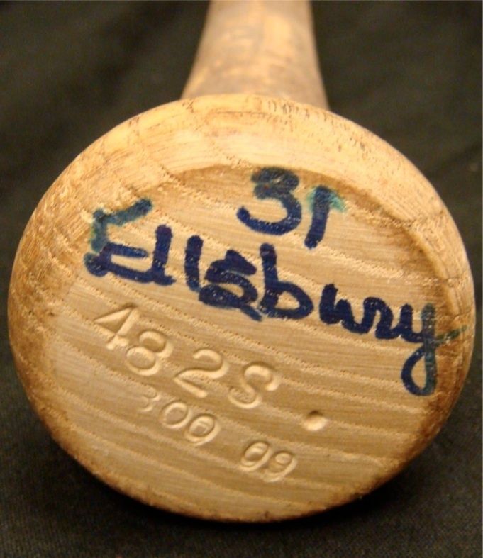 JACOBY ELLSBURY 2009 GAME USED BAT RED SOX  