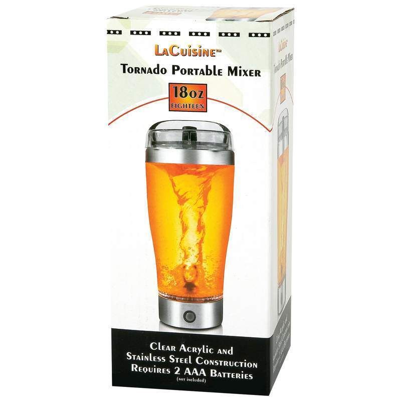 LaCuisine 18oz Tornado Portable Cocktail Drink Mixer  