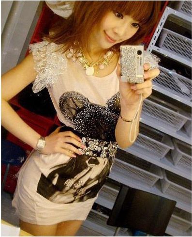 Korean Nice Style Elegant Shell flower Lolita Necklace  