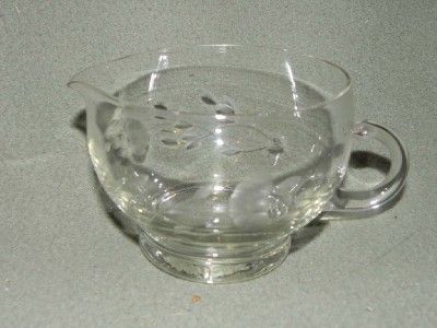 Princess House Heritage Crystal Creamer 2 3/4  