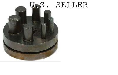 Round Disc Cutter 1/4 to 1/2 With Seven Punches  