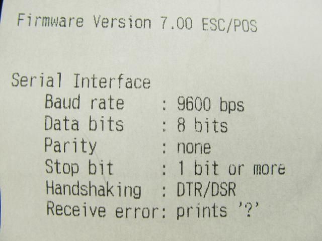   TM T88III M129C POS Thermal Serial Receipt Printer 662442878946  