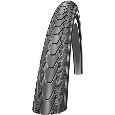 Pair Schwalbe Marathon Plus SmartGuard 26x1.75 Tires w reflective 