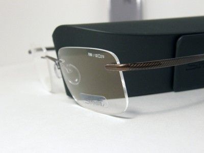 NEW AUTHENTIC RIMLESS SILHOUETTE 7689 6060 EYEGLASSES  