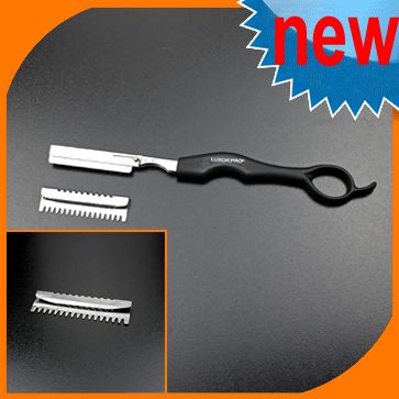 Stylist Barber Straight RAZOR Shaving Haircutting Sharper + 1 Blade+ 1 