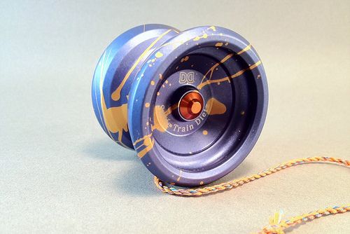 One Drop YoYo Company DIETZ SMILE TRAIN Blue with orange splash 