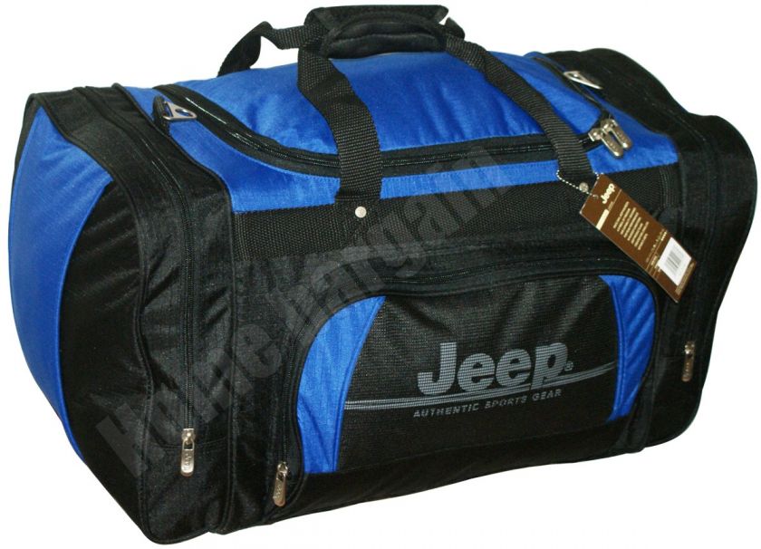 Official JEEP Duffel Holdall Luggage Travel Bag Sports Gym Bag 24 