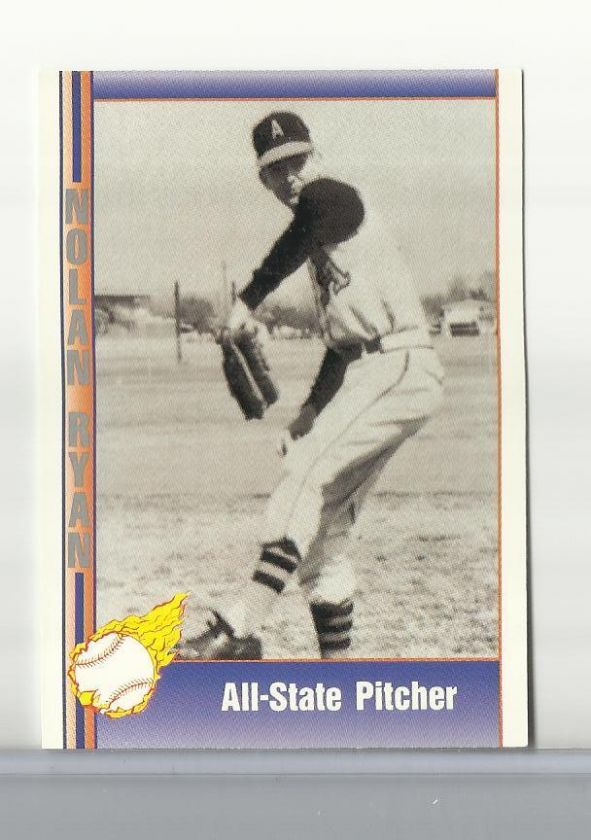 1991 PACIFIC TRADING CARDS #113 NOLAN RYAN ALL STATE PITCHER  