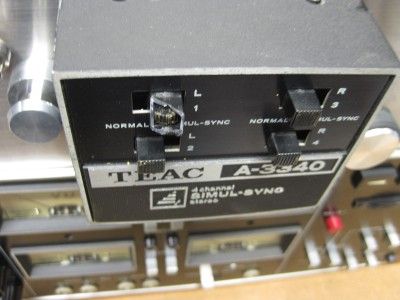 TEAC 3340 REEL TO REEL TAPE RECORDER  