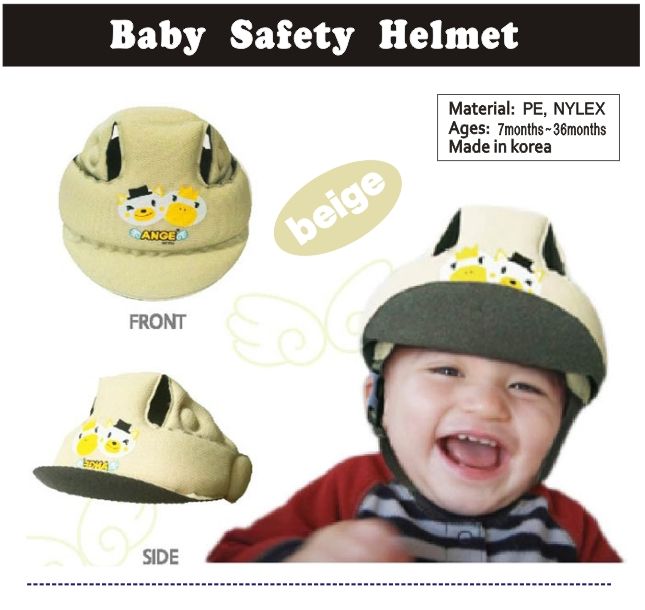 Ange Baby Safety Helmet cap headguard Beige  