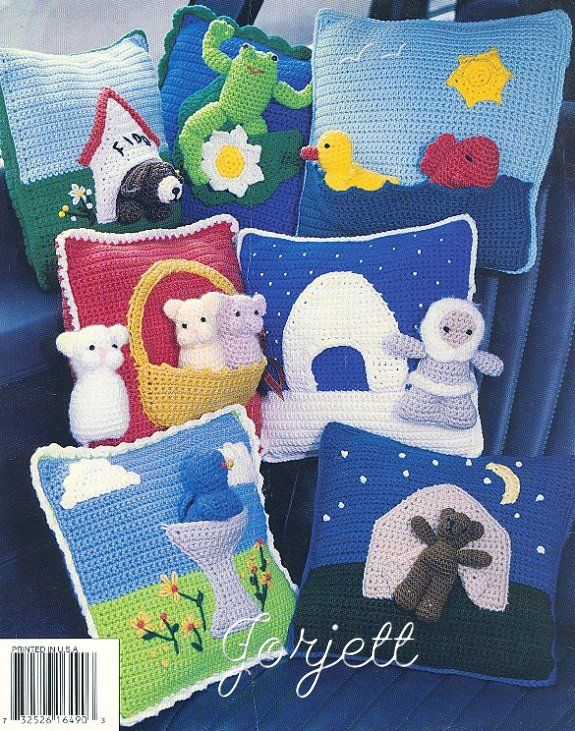 Travel Pillow Pals, Annies crochet patterns OOP new  