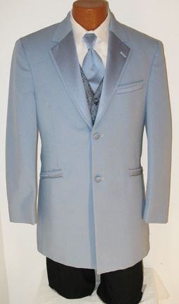 Periwinkle Blue Andrew Fezza Monaco Tuxedo Boys Size 14  